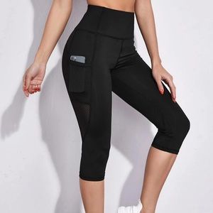 Athletic Works | Pants u0026 Jumpsuits | Nwot Athletic Works Crop Mesh Leggings  W Pockets | Poshmark